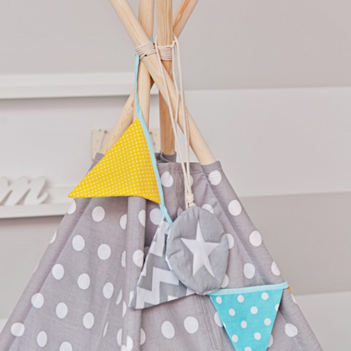 Teepee Zlatý hrášek teepee + podložka - obrázek 4
