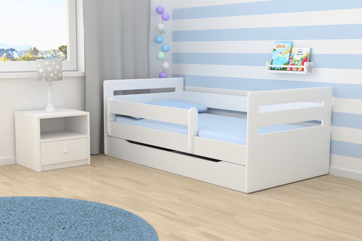 Dětská postel Ourbaby Tomi bílá 180x80 cm - obrázek 1