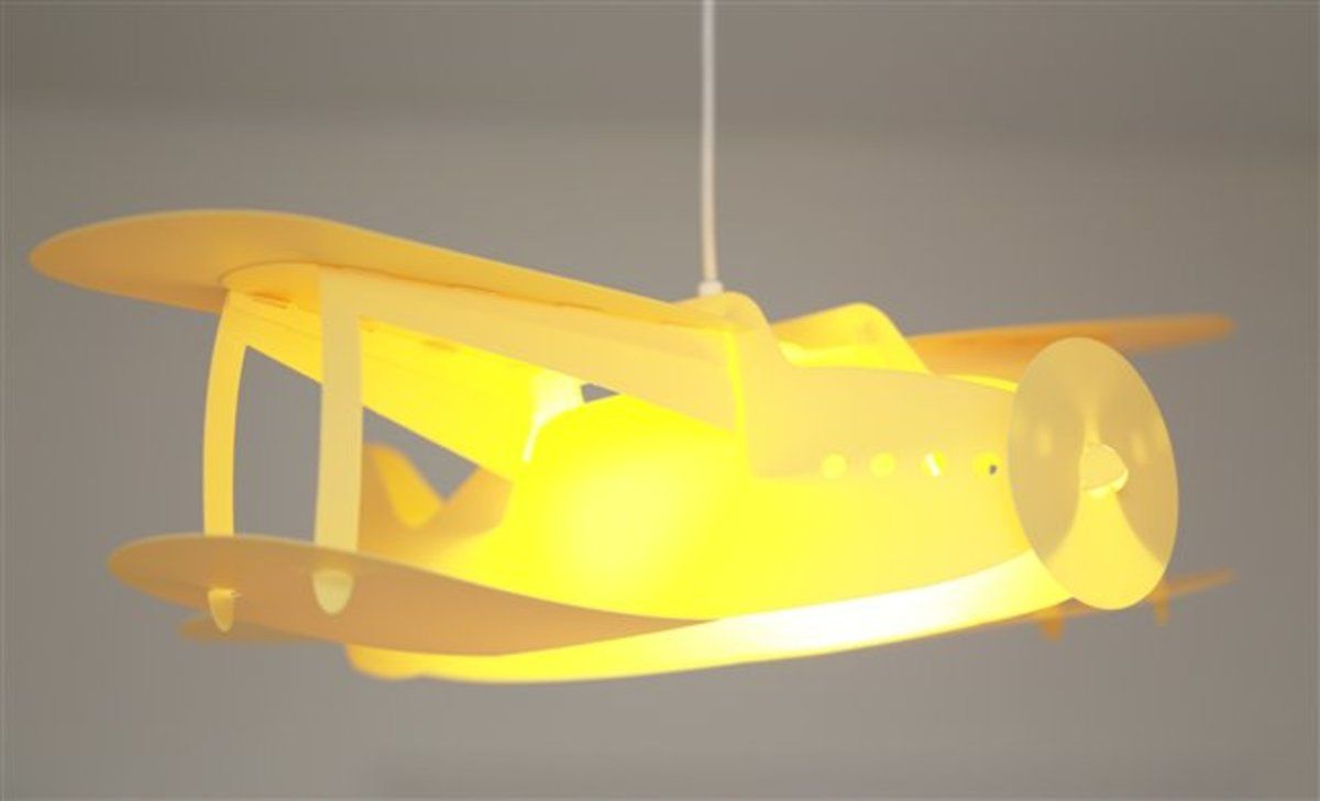 Dětská lampa letadlo - různé barvy červená - obrázek 10