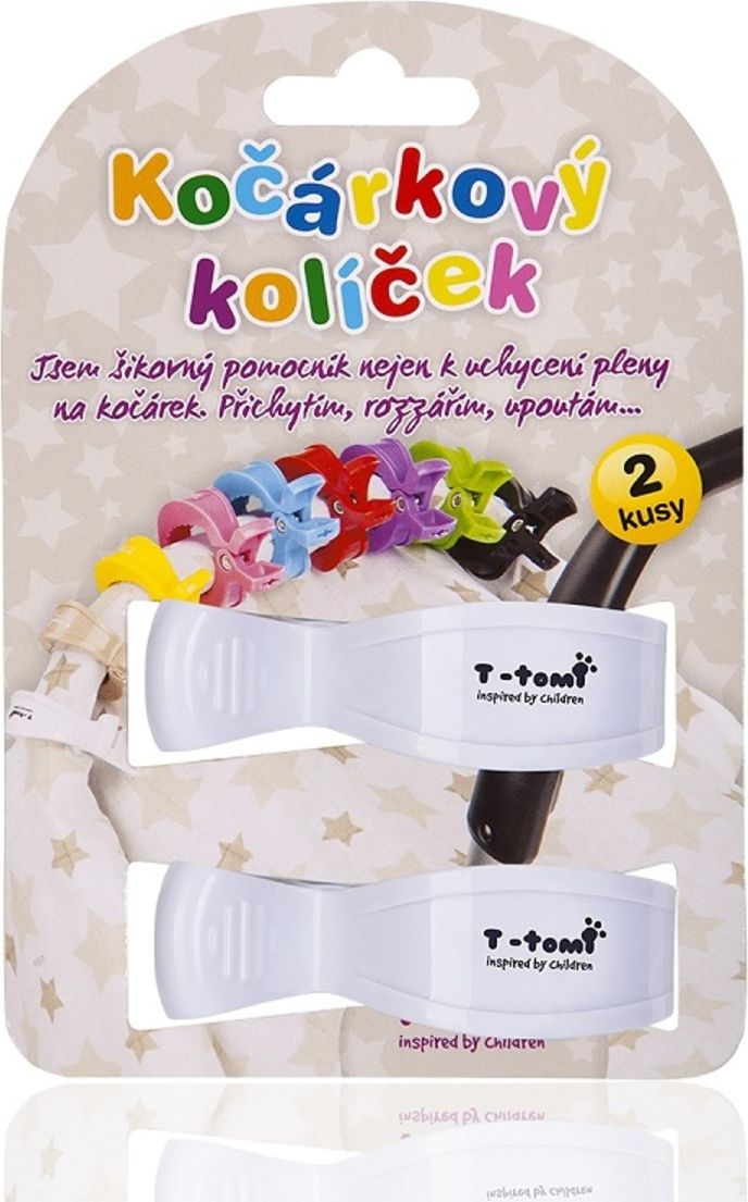 Kočárkový kolíček béžová - obrázek 3