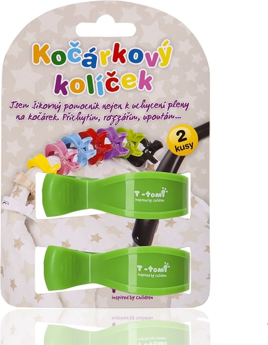 Kočárkový kolíček béžová - obrázek 4