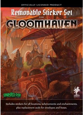 Sinister Fish Games Gloomhaven Removable Sticker Set - obrázek 1