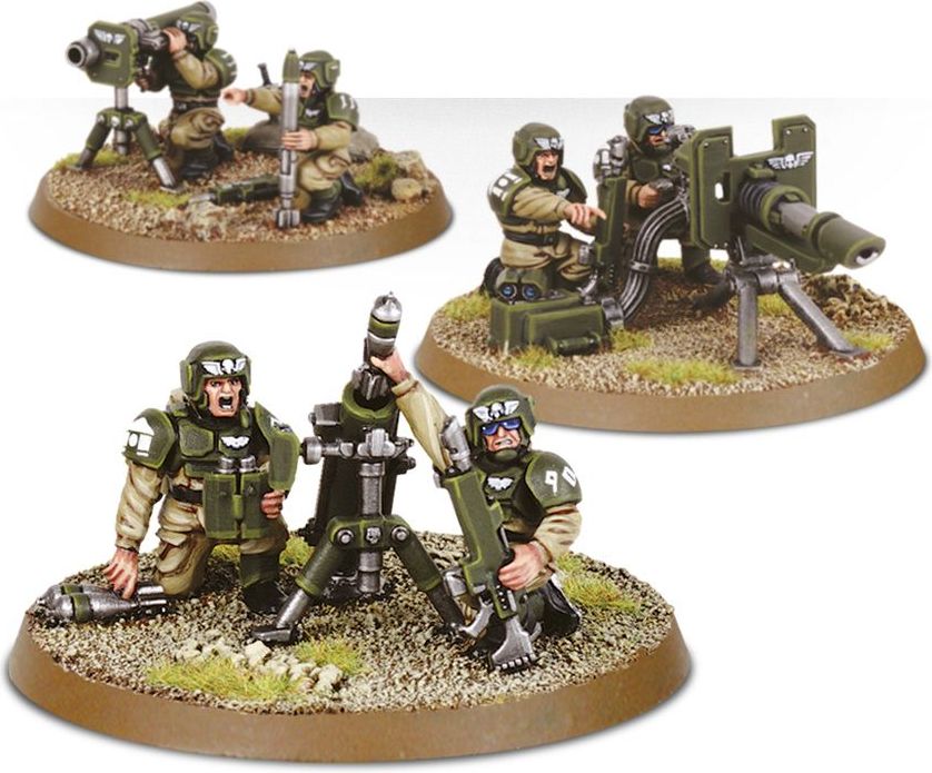 Games Workshop Astra Militarum: Cadian Heavy Weapons Squad - obrázek 2