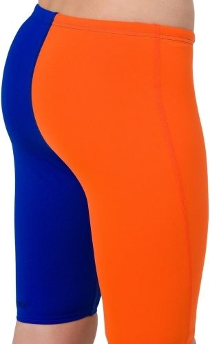 Chlapecké závodní plavky Speedo Fastskin Jammer Junior modrooranžové Velikosti 32 (164) - obrázek 3