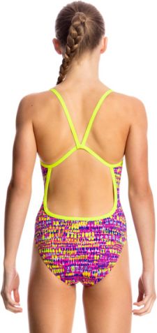 Dívčí plavky Funkita Dotty Dash Velikosti 10 let - obrázek 2