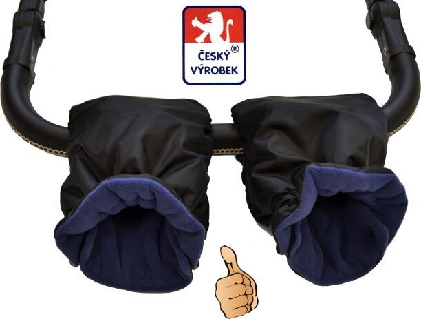 Rukávník na kočárek Dětský svět boxerky černooranžové - obrázek 4