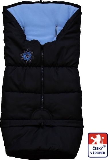 Zimní dětský fusak do kočárku, winter bag, střední modrá, Dětský svět - obrázek 1