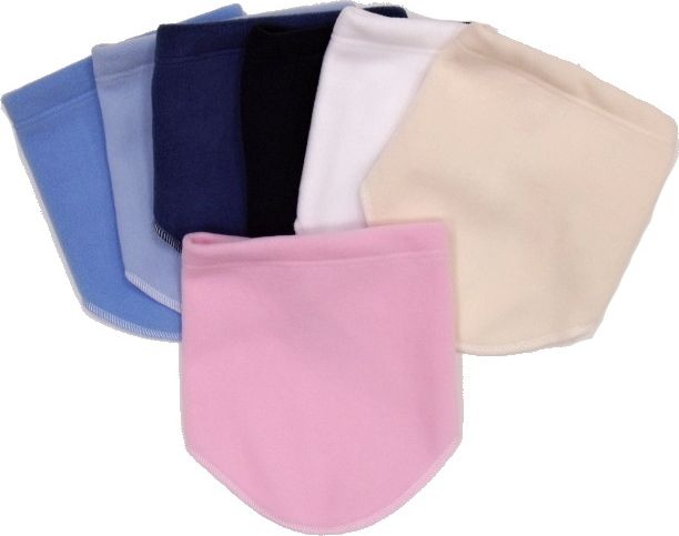 Kojenecký/dětský šátkošálek fleece, středně modrý - obrázek 2