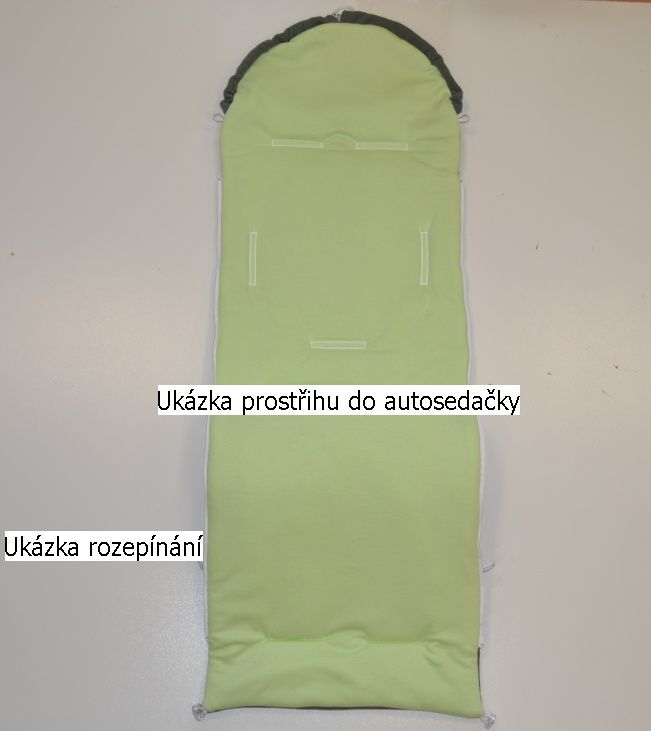 Jarní fusak do kočárku Dětský svět černý se žirafou - obrázek 4