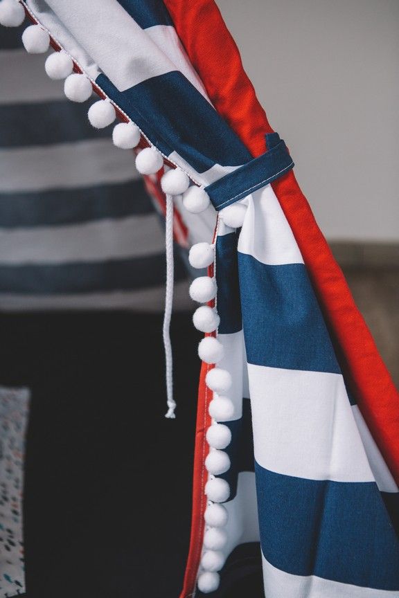 TEEPEE LITTLE SAILOR ČTVERCOVÉ - obrázek 2