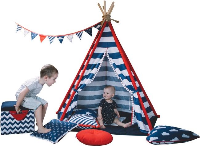 TEEPEE LITTLE SAILOR ČTVERCOVÉ - obrázek 7