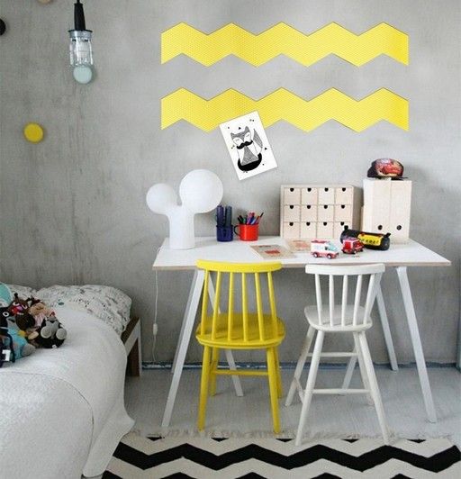 PĚNOVÁ OCHRANA STĚN ZIG ZAG ŽLUTÁ 10 - obrázek 2