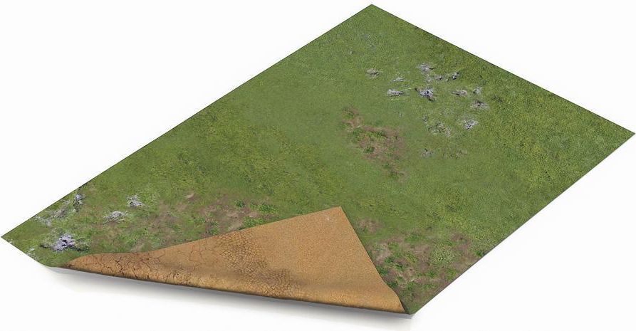 Gamemat.eu Oboustranné herní podložky pro Kill Team (76 x 56 cm) - různé motivy Barva: Quarantine and Fallout Zone - obrázek 2