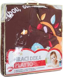 Deka hrací čtverec s melodiemi - ZVÍŘÁTKA hnědá - PlayTo - obrázek 2