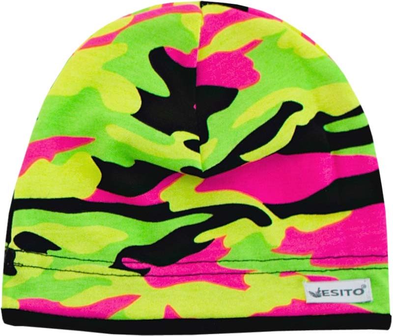 ESITO Dětská čepice Maskáč neonka, Barva maskáč neonka, Velikost 40 - obrázek 1