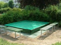 Pískoviště Monkey´s Big C 5m x 5m - obrázek 1