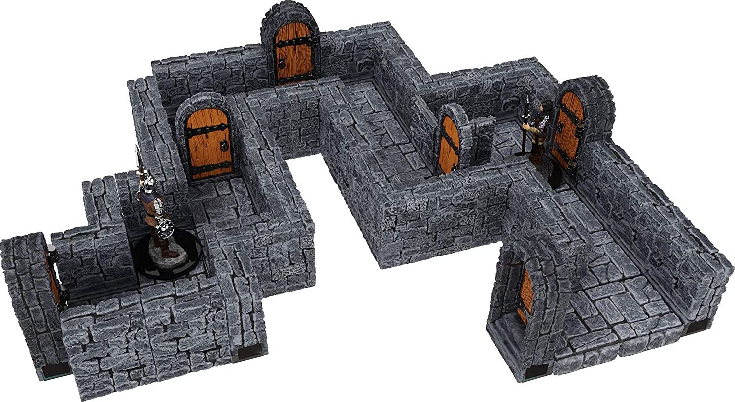 WizKids WarLock Tiles: Expansion Pack - 1 in. Dungeon Straight Walls - obrázek 1