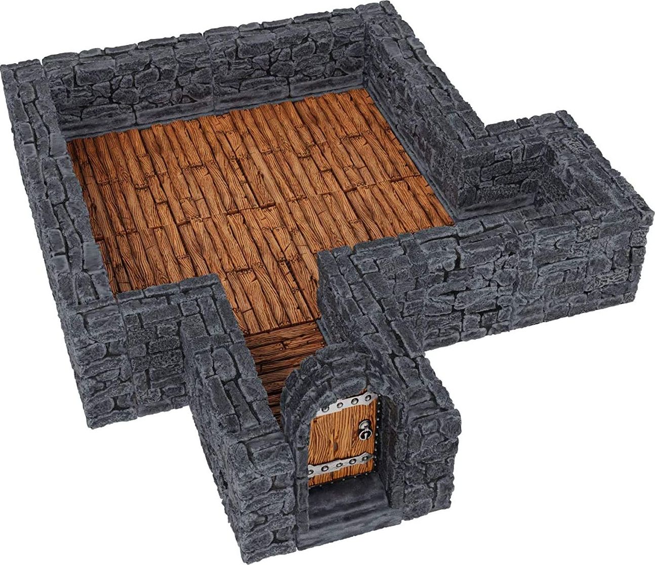 WizKids WarLock Tiles: Expansion Pack - 1 in. Dungeon Straight Walls - obrázek 2