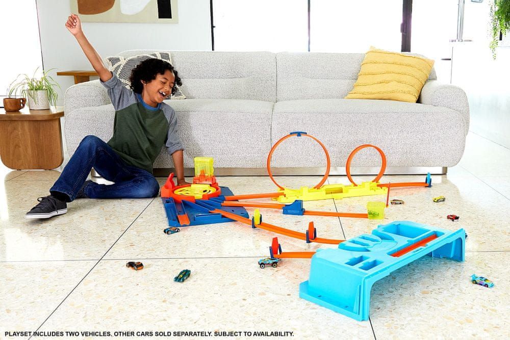 Hot Wheels Track Builder Box super rychlý start - obrázek 1