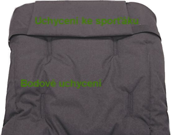 Zimní fusak do kočárku Dětský svět winter sport šedá/royal - obrázek 5