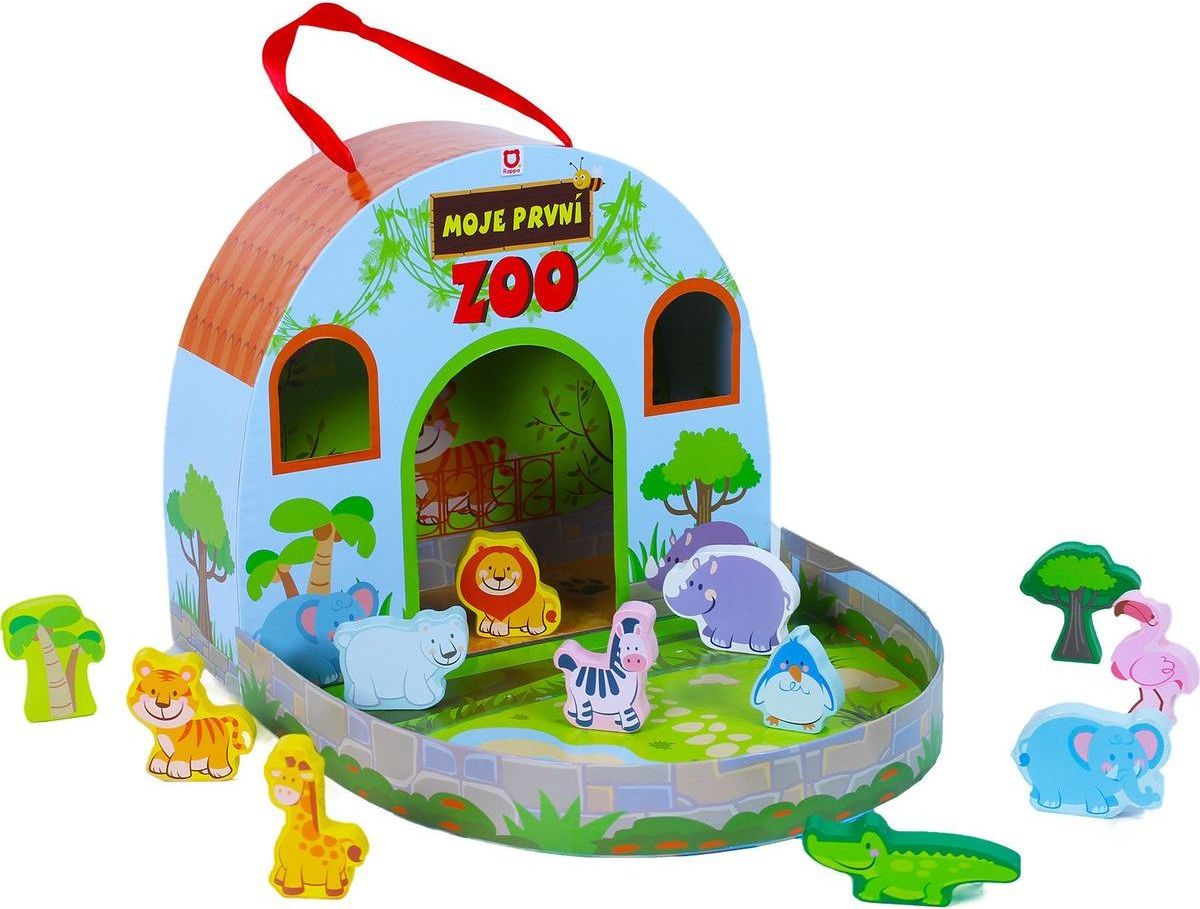 Rappa Moje dřevěné ZOO v kufru - obrázek 1