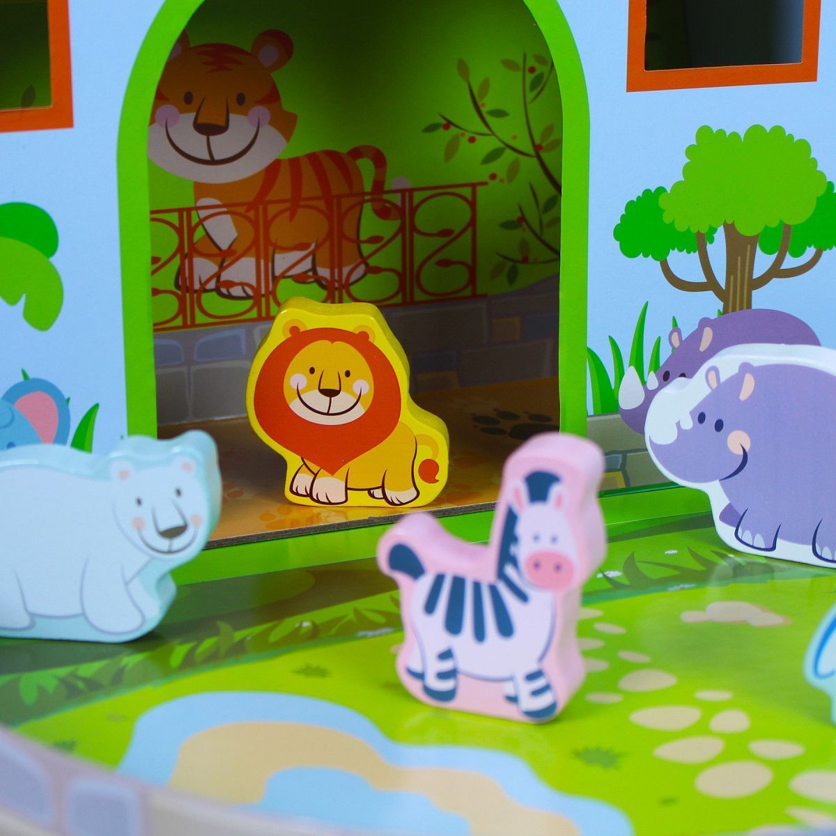 Rappa Moje dřevěné ZOO v kufru - obrázek 3