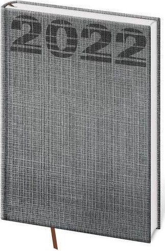 Diář denní Ccoco - šedá A5 2022 / 14,5cm x 20,5cm / DCO422-3-22 - obrázek 1