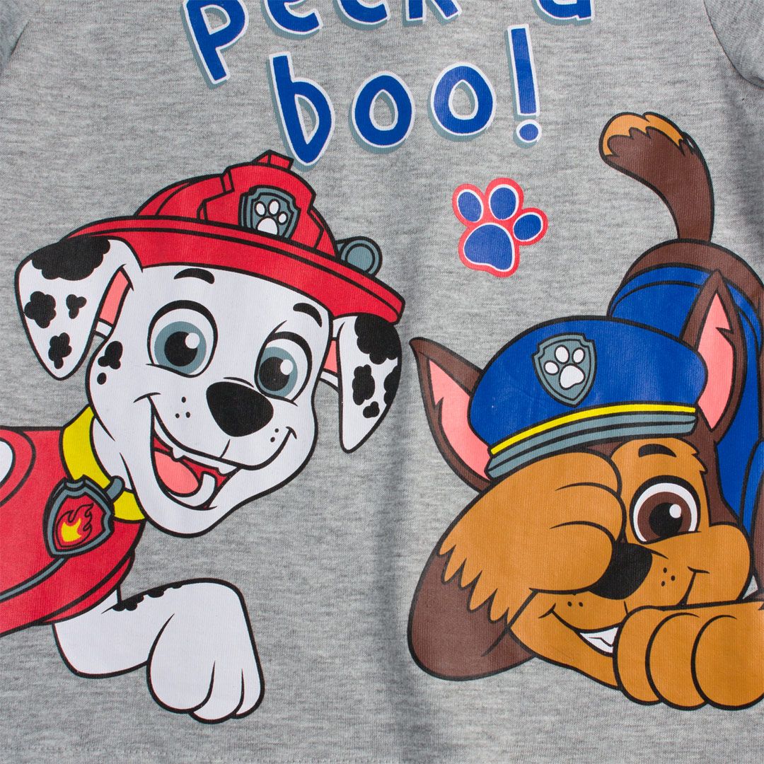 Dětské pyžamo PAW PATROL PEEK A BOO šedé Velikost: 98 - obrázek 2