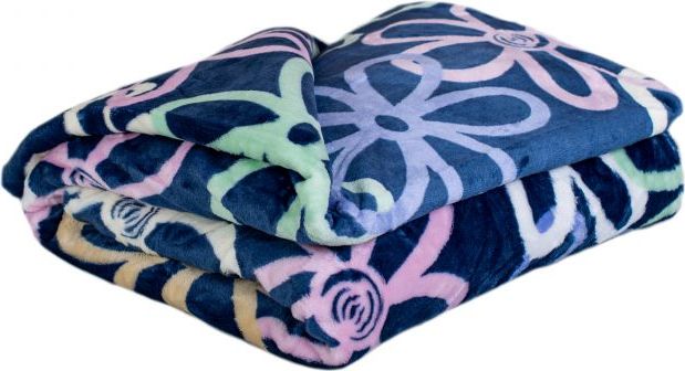 Mikroplyšová deka - Kytky Mona, 150x200 cm