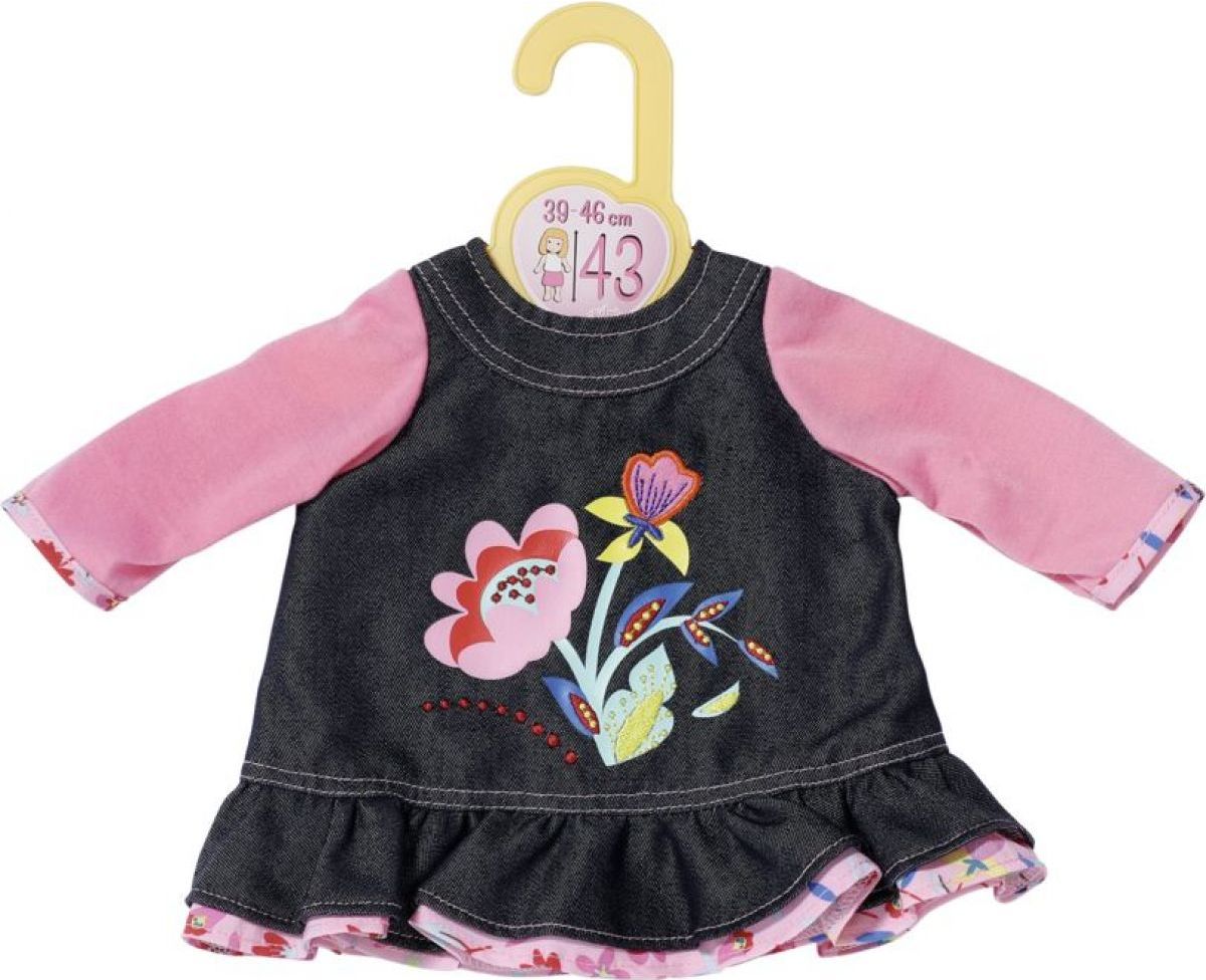 Dolly Moda Džínové šatičky 43 cm - obrázek 1