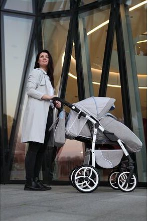 Kočárek Baby Merc Q9 2019 trojkombinace černý rám s autosedačkou Q9/197B - obrázek 21