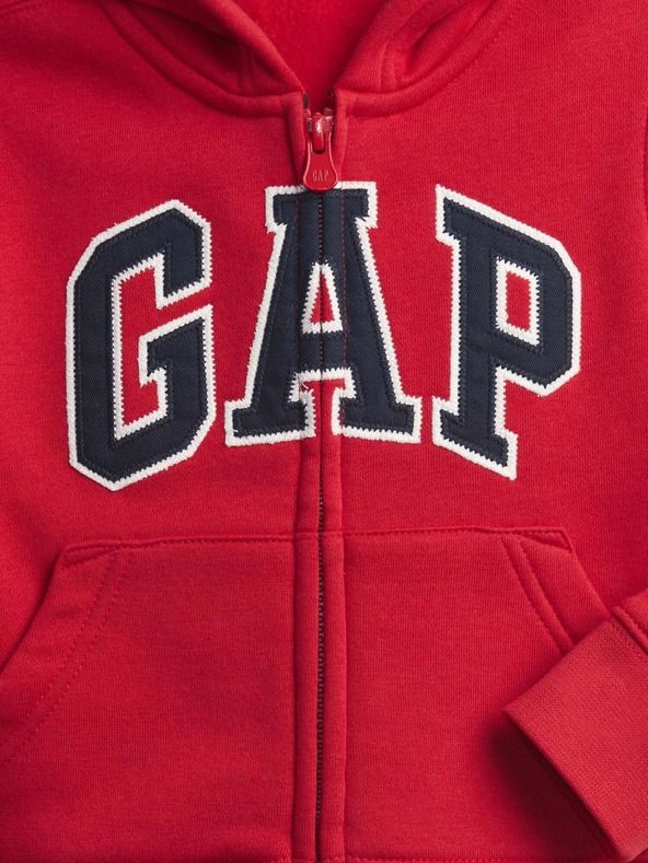 Mikina dětská GAP | Červená | Chlapecké | 3 roky - obrázek 3