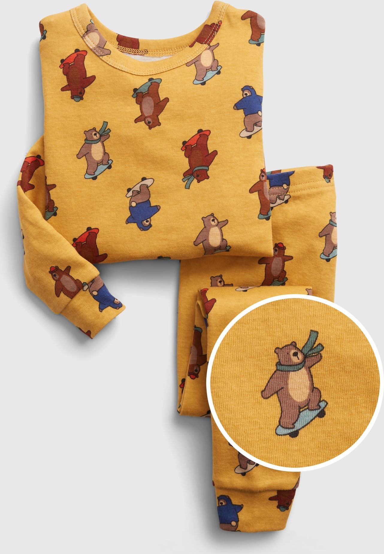 Chlapci - Dětské pyžamo bear Žlutá - 68-80 - obrázek 1