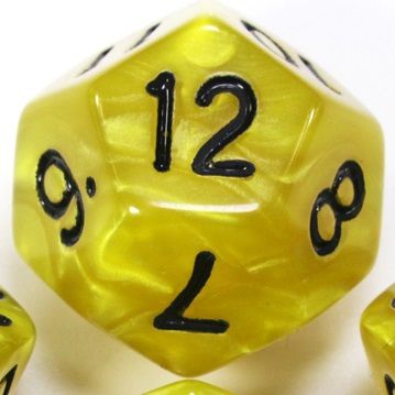 TLAMA games Hrací kostka dvanáctistěnná perleťová Barva: zelená - obrázek 11