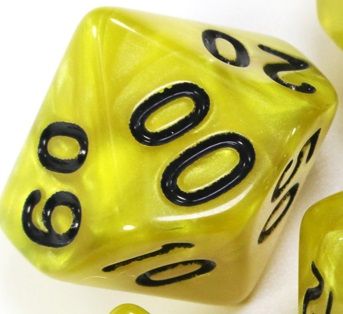 TLAMA games Hrací kostka d% perleťová Barva: fialová - obrázek 11