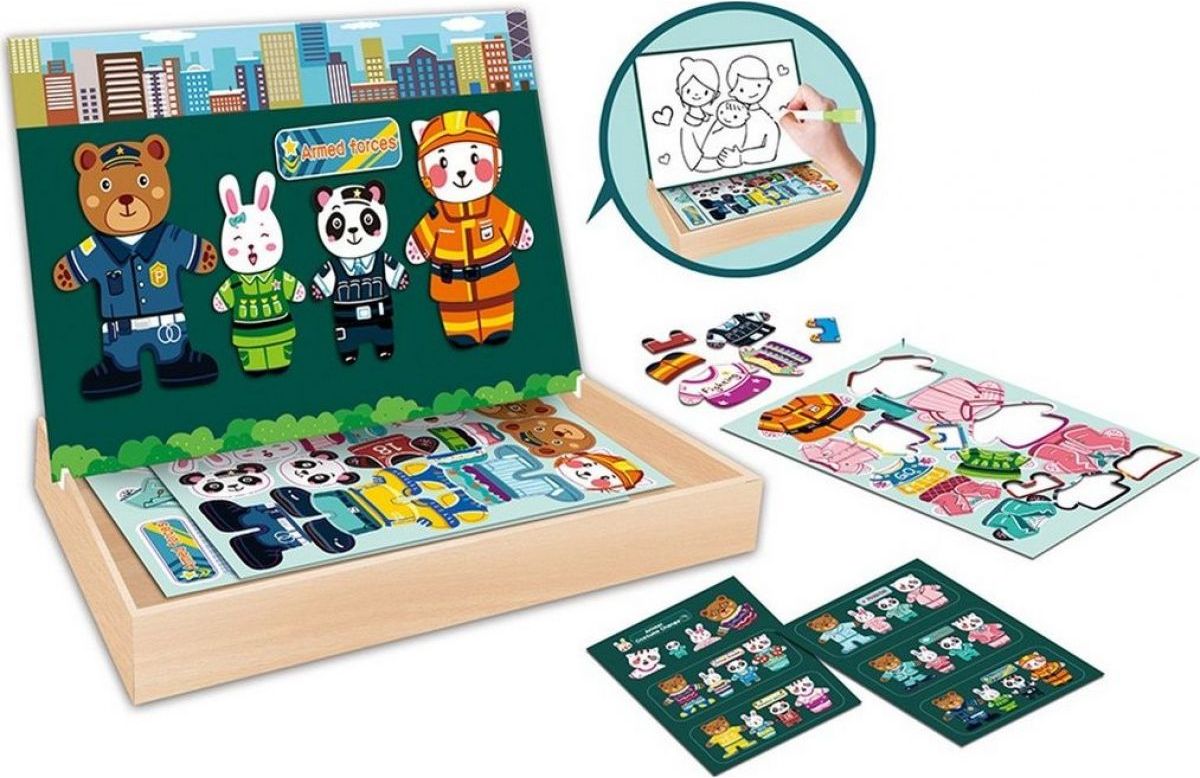 Puzzle magnetické zvířátka 30 cm - obrázek 1
