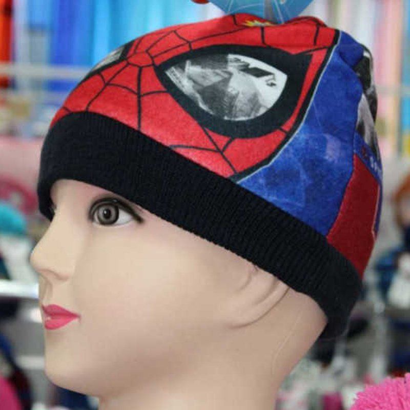 SunCity · Dětská / chlapecká teplá čepice Spider-man - MARVEL - motiv Hero 54 Černá - obrázek 3