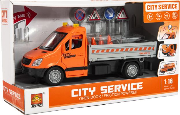 TEDDIES Auto silniční údržba 25cm na setrvačník - obrázek 2