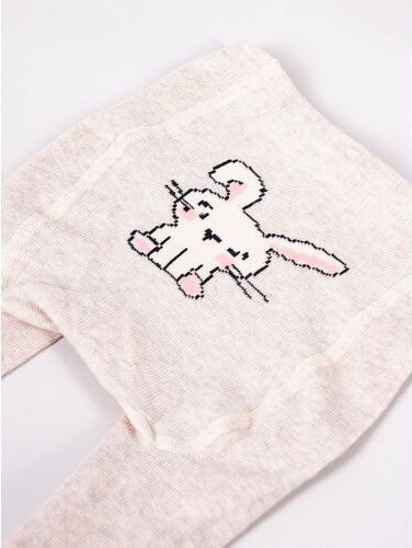 Yo Punčocháče Beige Rabbit s protiskluzem - obrázek 2