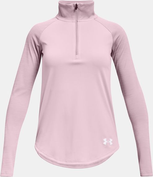 Tech Graphic Half Zip Triko dětské Under Armour | Růžová | Dívčí | M - obrázek 1
