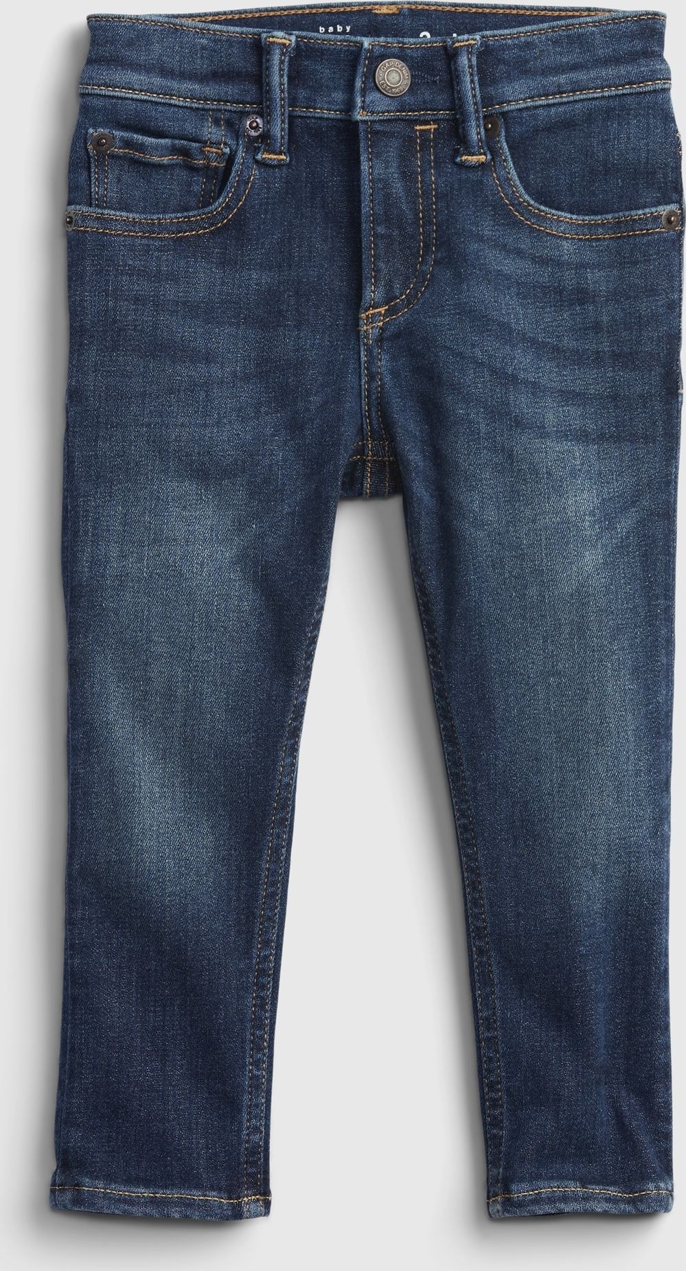 Chlapci - Dětské džíny skinny Washwell Modrá - 86-92 - obrázek 1