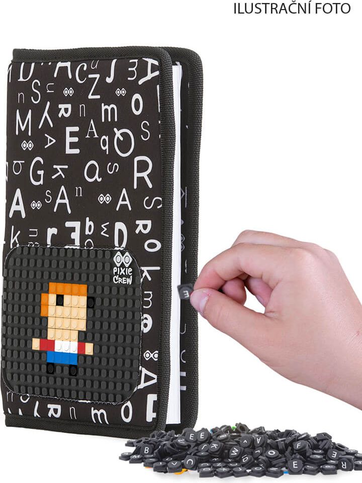 PIXIE CREW poznámkový blok s pixelovým obalem A5 s černými písmeny - obrázek 3