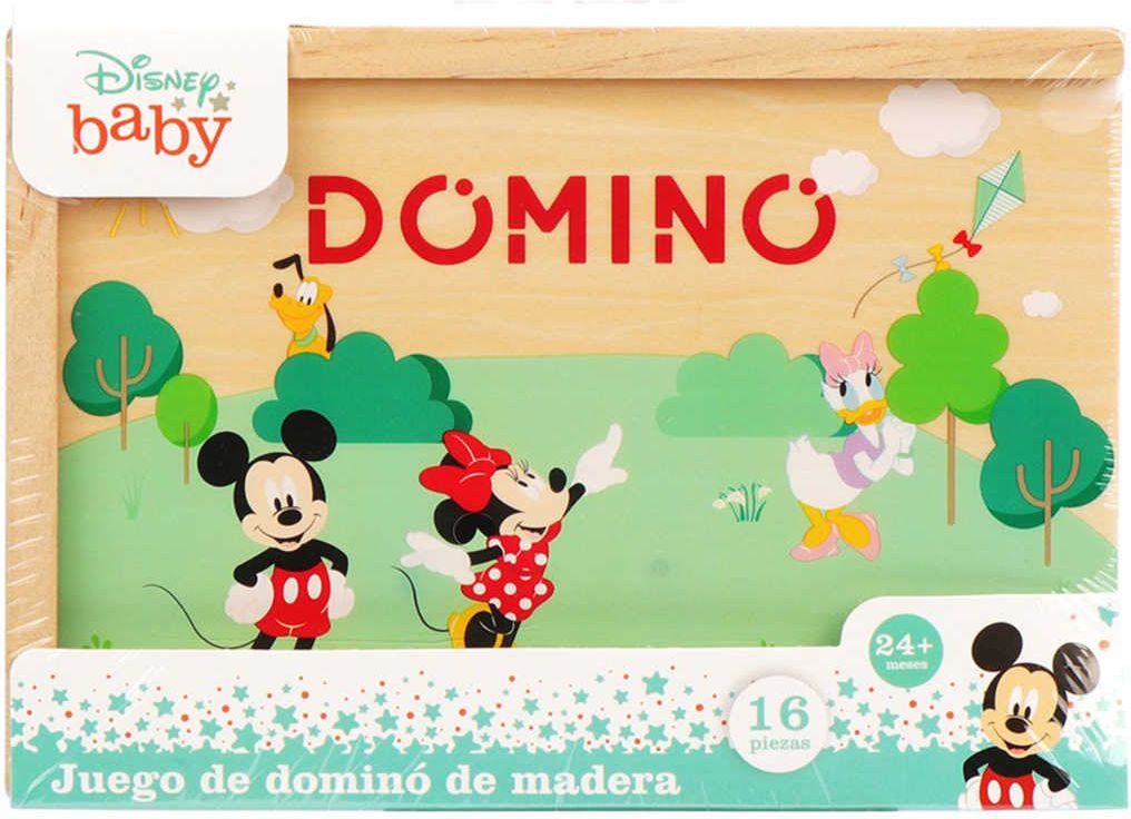 DŘEVO Hra Domino Mickey Mouse 16 dílků v krabičce *SPOLEČENSKÉ HRY* - obrázek 1