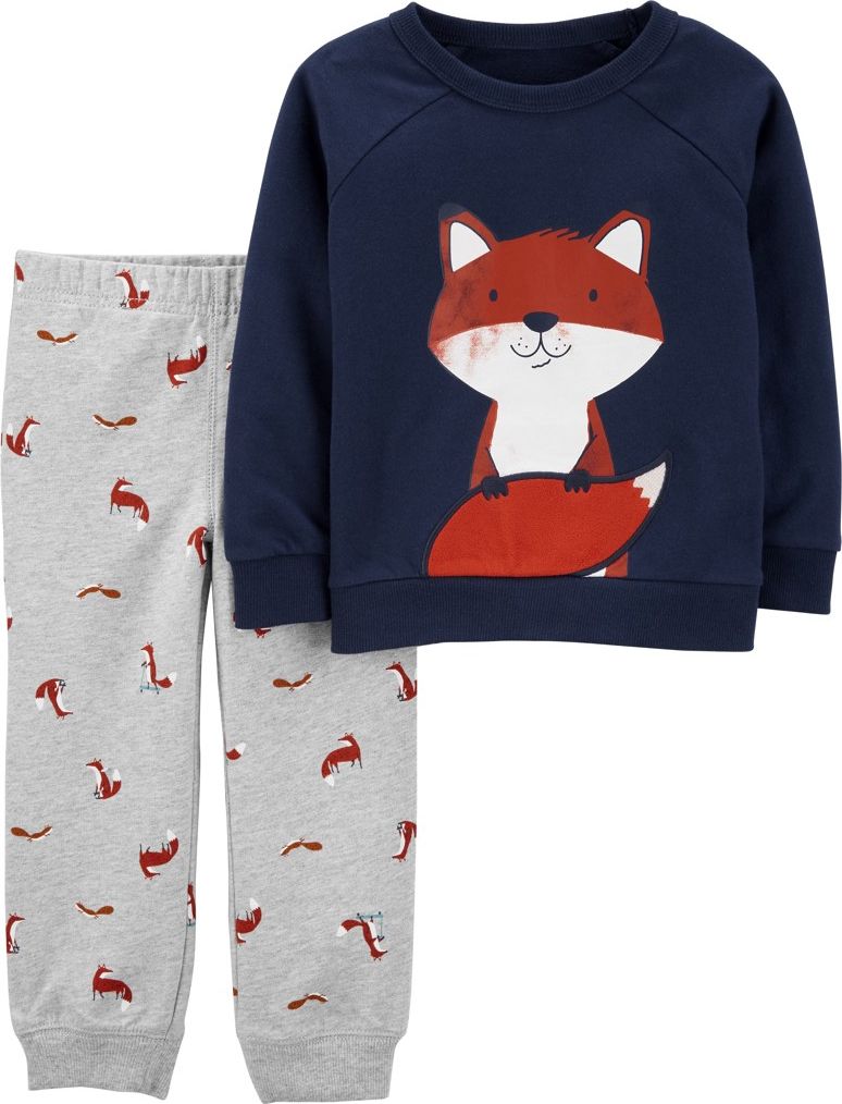 CARTER'S Set 2dílný mikina, tepláky Navy Fox chlapec 24m - obrázek 1