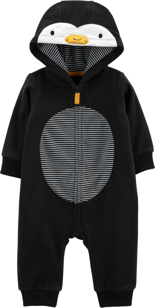 CARTER'S Overal bez nožiček přechodný Black Penguin chlapec 3m - obrázek 1
