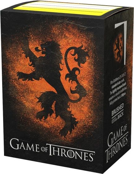 Dragon Shield Obaly na karty Dragon Shield Brushed Sleeves - Game of Thrones - House Lanister - obrázek 1