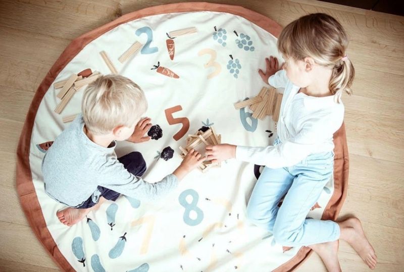 Play&Go Play&Go Hrací deka, koš na hračky 2v1 Čísla - obrázek 4