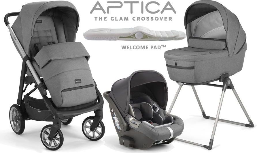 Inglesina Set 4v1 Aptica Darwin Kensington Grey 2021 - obrázek 1