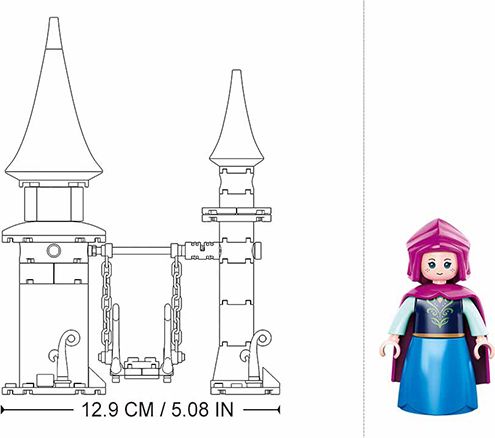 Sluban Zimní víly M38-B0895 Hřiště s houpačkou - obrázek 3