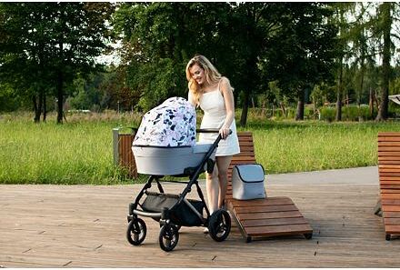 Kočárek Kunert Lazzio Premium trojkombinace stříbrný rám černý + bordó - obrázek 31